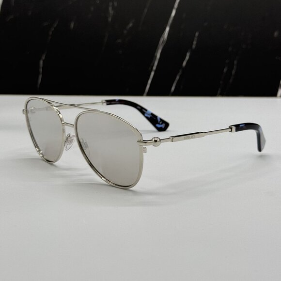 NEW BURBERRY BE3157 1005/8V UNISEX SILVER SUNGLASSES BURBERRY BE3157 10058V main image 4